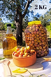 ŞAMPİYON DOMAT ÇİZİK YEŞİL ZEYTİN 2 KG