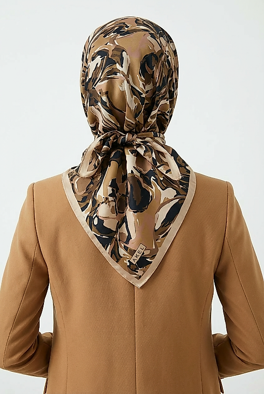 Spring Eşarp Kamuflaj Desen