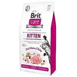 Brit Care Kitten Tavuk ve Hindi Tahılsız Yavru Kedi Maması 2 Kg + Temizlik Mendili