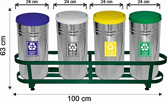430 KALİTE PASLANMAZ GERİ DÖNÜŞÜM SETİ ( KDV DAHİL )