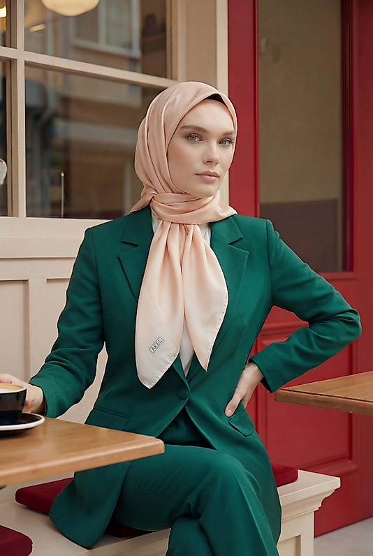 Düz Kristal Kumaş Eşarp - Kaymaz, Şık, Tok Duran | Günlük & Abiye Uyumlu