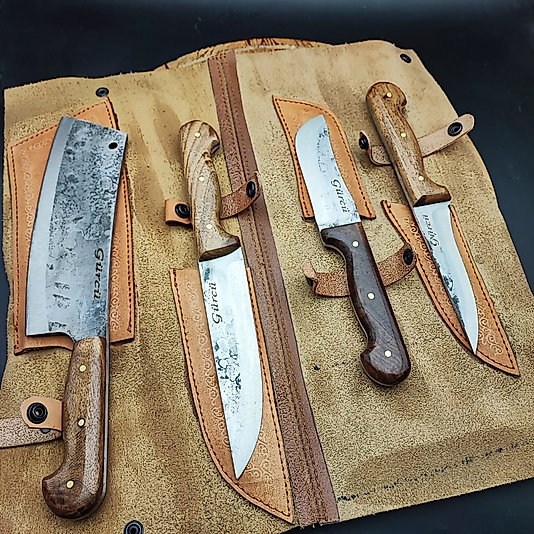 Ürünümüz Kamyon Makasından Dövme Çelik Set Halinde Deri Çanta Hediye