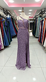 Elegans Lila Abiye