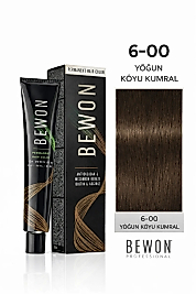BEWON SAÇ BOYASI 100 ML (6-00 YOĞUN KOYU KUMRAL)