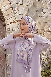 ALFA SİLK ŞAL PASTEL ÇİÇEK DESEN-2