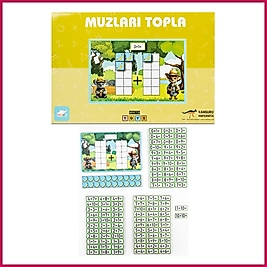 Kanguru Matematik Muzları Topla Oyunu - Toplama İşlemi Öğreten Eğitici Oyun | Müfredata Uyumlu | 5-6 Yaş |