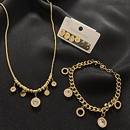 Marka Model Gold Çelik 3'lü Set