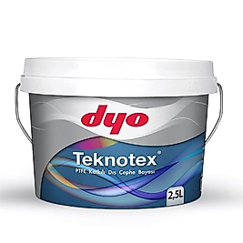 Dyo Teknotex Teflonlu Dış Cephe Boyası 2,5 Lt Renk seçiiz