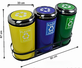 Döner Kapaklı Çöp Kovası ( KDV DAHİL )