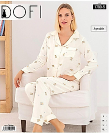 Dofi Düğmeli Pijama Takımı 1780-5