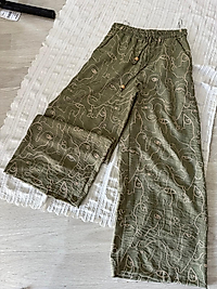 Desenli pantalon