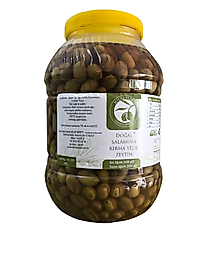 MİLAS YÖRESİ DOĞAL SALAMURA KIRMA YEŞİL ZEYTİN 2 KG