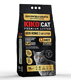 KİKO CAT AKTİF KARBON PREMIUM BENTONİT KEDİ KUMU  10L