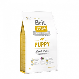 BRIT CARE PUPPY 3KG (Kuzu ve Pirinç - Tüm Irklara Uygun Yavru Köpek Maması)