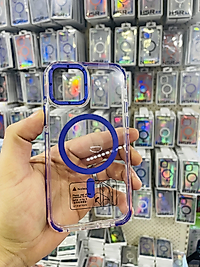 İPhone 14 Pro Max Magsafe Telefon Kılıfı Mor