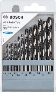 Bosch Metal Matkap Ucu HSS PointTeQ Set (13 Parça)