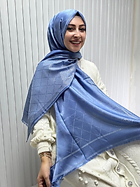 Simli Kaşmir İpek Şal