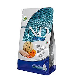 N&D Ocean Morina Balıklı, Bal Kabaklı & Karidesli Yavru Kedi Maması (1,5 kg)