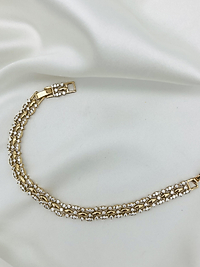 Çok Taşlı Rose-Gold Xuping Bileklik