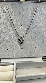 ÇELİK BALON KALPLİ KOLYE