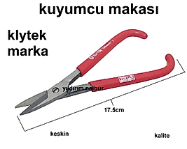 KUYUMCU MAKASI KLYTEK 1KALİTE HOBİ MAKASI TENEKE