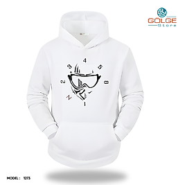 Motorcu Model Slimfit Kapüşönlu Hoodie Erkek kadın Sweatshirt