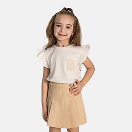 Kız Çocuk Etekli Alt Üst Takım