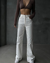 Kadın Kot Pantolon Palazzo