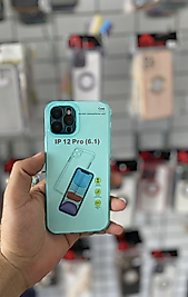 iPhone 12 - 12 Pro Uyumlu Renkli Şeffaf Telefon Kılıfı