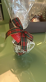 Yılbaşı Temalı İçi Mısır Patlaklı Çubuk Çikolata Dolu Kupa Bardak (150 gram)