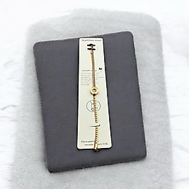 Çelik bileklik rose gold yedek taşlı  18 cm