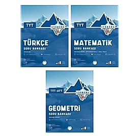 Okyanus Yayınları Tyt Iceberg Türkçe ve Matematik Soru Bankası+ Tyt - Ayt Iceberg Geometri Soru Bankası
