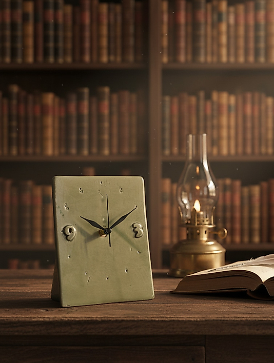 Haki Yeşil Masa Saati MS031