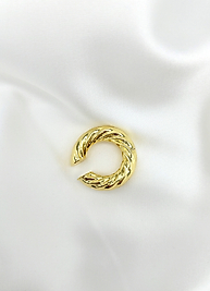 Kalın Burgu Çelik Ear Cuff(kıkırdak küpe)