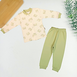 Teddy Bear Çıtçıtlı Pijama Takımı