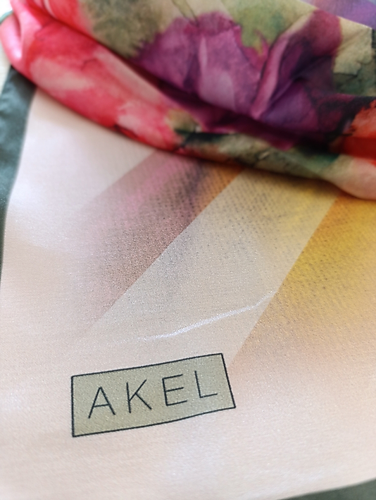 Dijital Kristal Eşarp 95 x 95 Ebat