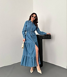 Denim Elbise
