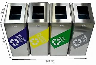 Geri Dönüşüm Kutusu 4'lü ( KDV DAHİL )