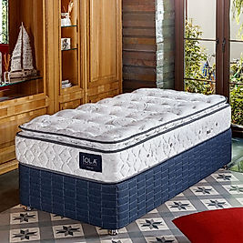 Tek Kişilik Pedli Pocket Yaylı Full Ortopedik Yatak 90x190 cm