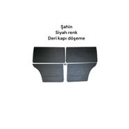 ŞAHİN KAPI DÖŞEMESİ - DERİ - SİYAH RENK