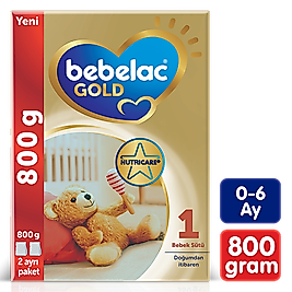 Bebelac Gold 1 Bebek Sütü 800g 0-6 Ay