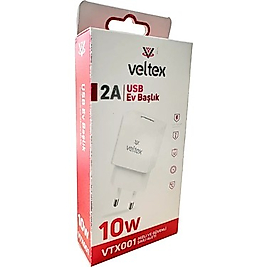 10W 2A USB ŞARJ BAŞLIĞI VELTEX VTX001