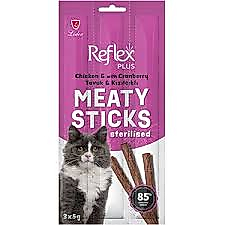 Reflex Meaty Sticks Kısır Kediler İçin (Tavuk & Kızılcıklı)