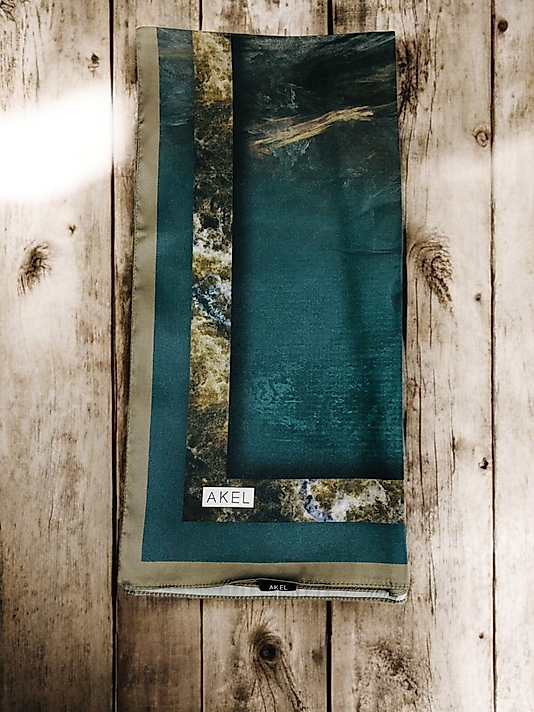 Akel Digital Kristal Eşarp  Pastel  Desen