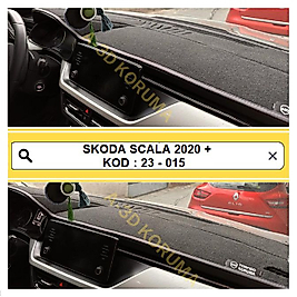 Skoda Scala 2020+ Konsol Torpido 3D Koruma