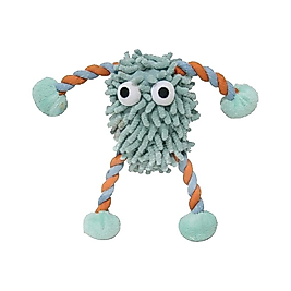 Eastland İpli Sesli Peluş Canavar Köpek Oyuncağı 10 cm