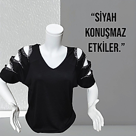 omuz pullu dekolte kol bluz