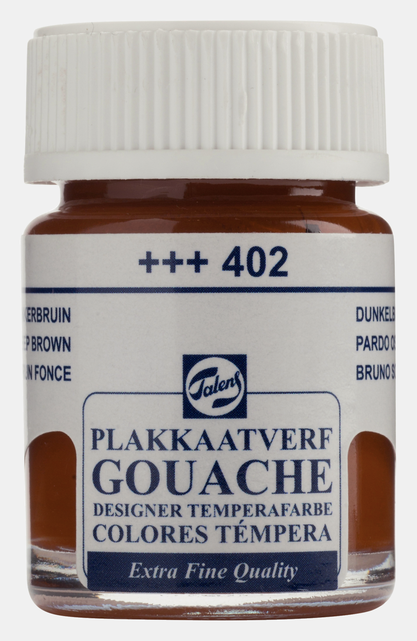 Talens Guaj Boya 16 ML 402 - Deep Brown