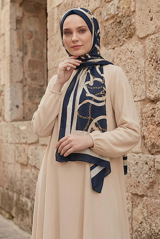 Spring Halka Desenli Şal