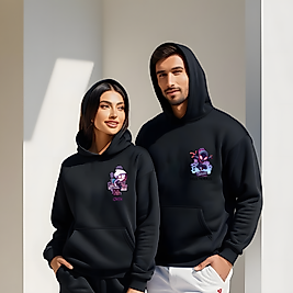 Örümcek Adam Kombin Sevgililer Günü Slimfit Kapüşönlu Hoodie Sweatshirt
